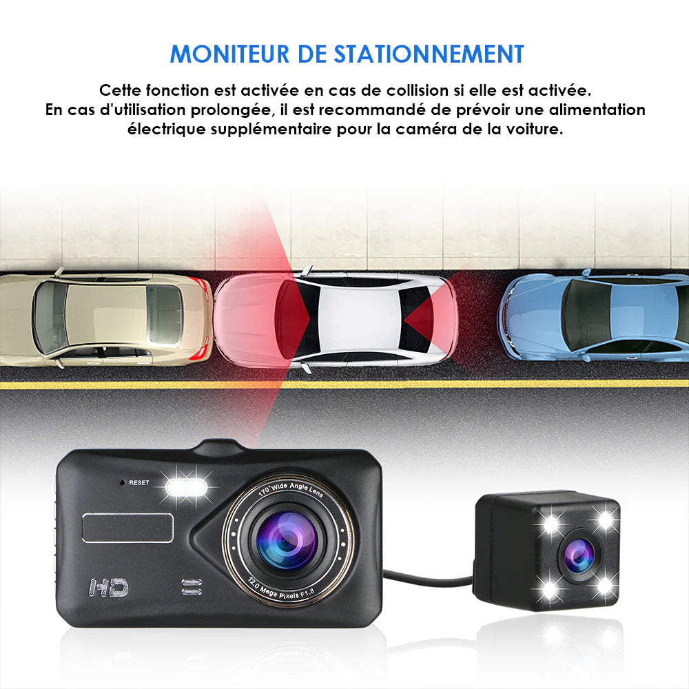 Caméra HD Embarquée De Voiture Avec Ecran Tactile