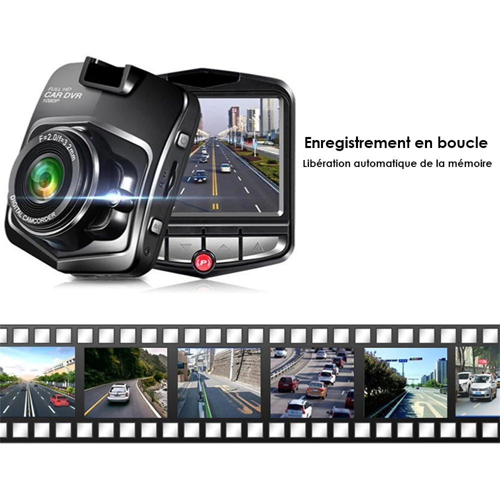 HD 1080P Car Dashcam with Wide Angle Vision